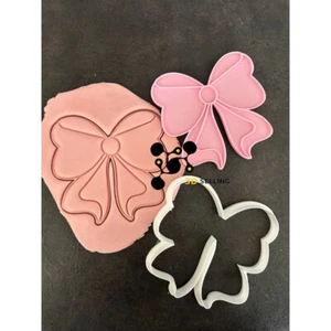 Fiocco Nascita cookie cutter formina tagliabiscotti 8cm - Foto 1 di 1