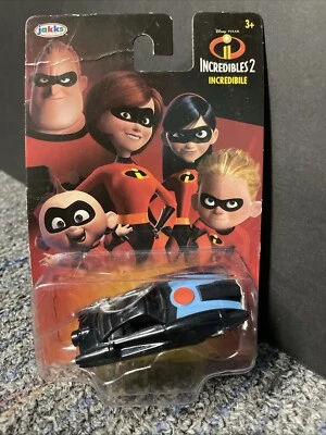 Coche fundido a presión Jakks Pacific Disney Pixar Increíbles 2 potenciado increíble 1:64 Foto 1 de 2