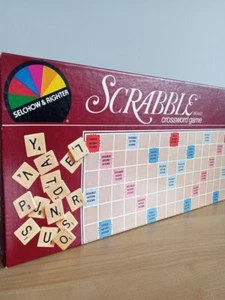 Vintage Scrabble Board Game In Great Shape - 1983  All 100 Pieces & Tile Holders - Picture 1 of 20