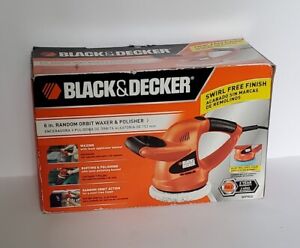 Black & Decker 6-Inch Electric Random Orbit Waxer & Polisher WP900 NIB