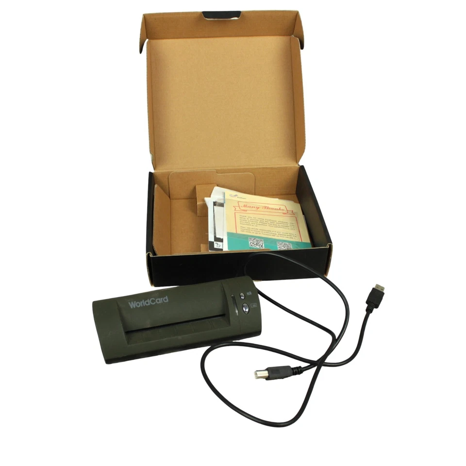PenPower WorldCard Color KSFA6601EU Business Card Reader & Photo Scanner W/ Cord - Image 1 of 4