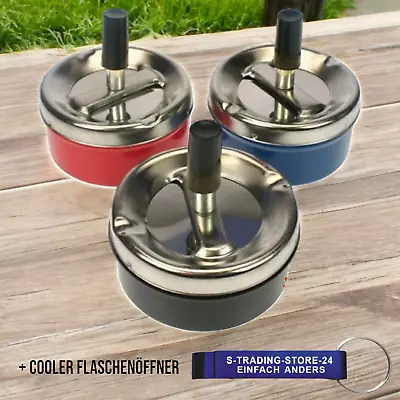 Aschenbecher Drehaschenbecher Sturmaschenbecher 3 farbig sortiert *NEU* 1er NEU - Bild 1 von 4