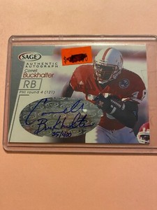 A19,791 - 2001 SAGE Autographs Silver #A9 Correll Buckhalter/400