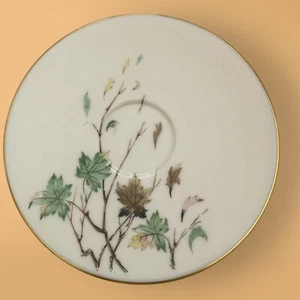 Lenox WESTWIND Saucer 6” Fall Leaves Gold Rim Gold Backstamp Discontinued - Picture 1 of 4