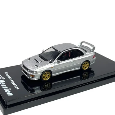 Modellino Auto Hobby Japan 1/64 Subaru Impreza WRX Type R STi Version V Coupe... - Immagine 1 di 4