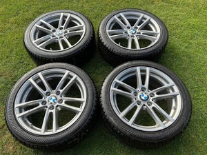 4 Stück BRIDGESTONE Winterreifen  225/45R17 94 V für BMW auf ALUFELGEN - Bild 1 von 6