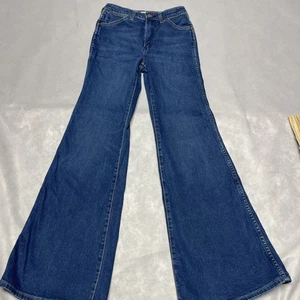 Wrangler Jeans Wanderer 622 High Rise Flare Dark Blue Wash Denim Damen Gr. 26 - Bild 1 von 15