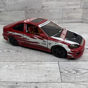 100% Hot Wheels Super Street Edition Custom Honda Civic SI Red 1:18 - Picture 1 of 18