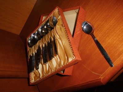 Mokka/Espressolöffel, 11 Stück, Malta, Cromagan, BSF, ca.11 cm lang, unbenutzt - Bild 1 von 3