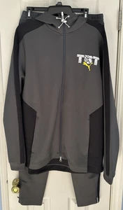 Puma Men’s TBT (The Basketball Tournament) Gray Black Warmup Jacket Pants L NWOT - Picture 1 of 5