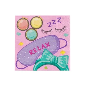 Spa Party Beverage Napkins - 16 Ct - Picture 1 of 1