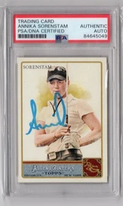 Annika Sorenstam Signed 2011 Allen & Gnter #45 PSA Authenticated Auto  - Picture 1 of 2