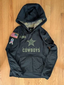 Dallas Cowboys Salute To Service Sudadera con Capucha Para Hombres S Nike Dri-Fit Sudadera Militar  - Imagen 1 de 10