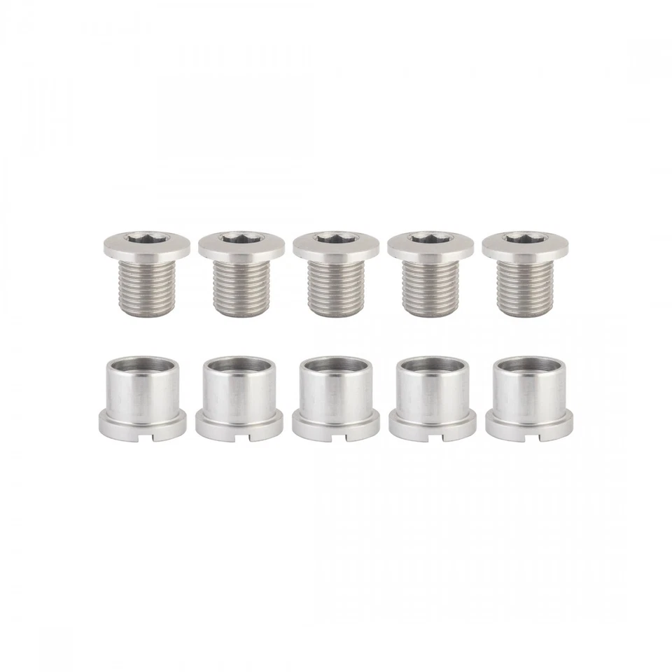 ORIGIN8 Double Bolts Double/Triple Alloy M8x8.5mm Bolt / M8x7mm Nut Silver - Image 1 of 1