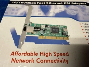 Vintage TrendNet 10/10 Ethernet Card For Internet Access. ISA Interface. 16 Bit. - Afbeelding 1 van 4