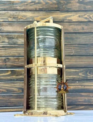 Nautical Decor Vintage Perko Gunmetal Navigation Lamp Maritime Electric Lantern - Image 1 of 4