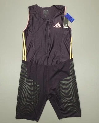 Adidas Pro Elite Rheon Sleeveless Speedsuit Purple Men's Size 2XL IN1132 $300 - Image 1 of 4