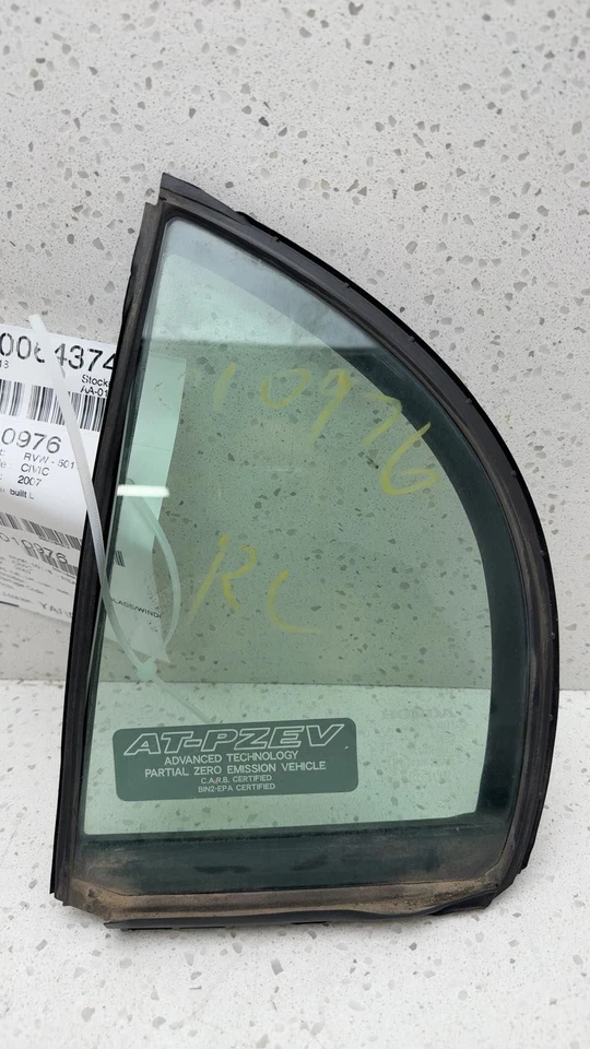 2006 2007 Honda HONDA CIVIC Left Rear Vent Glass/window Foto 1 de 4