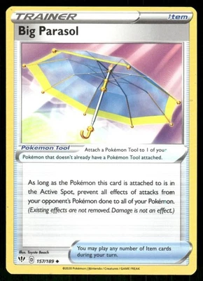2020 Sword & Shield - Darkness Ablaze Big Parasol Uncommon #157 - Image 1 of 2