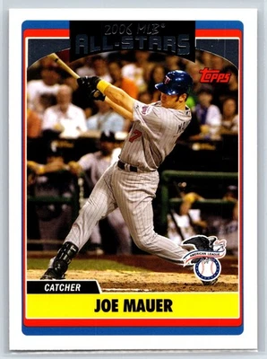 2006 Topps Updates & Highlights Joe Mauer All Stars Minnesota Twins #UH271 - Image 1 of 2