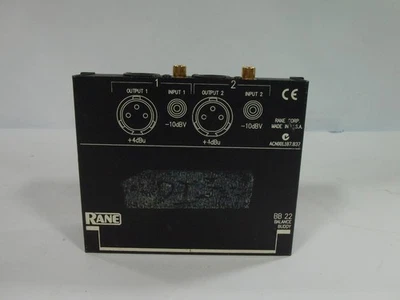 Rane BB22 Balance Buddy Unbalanced to Balanced Converter 2 Ch (J641) - Image 1 of 4
