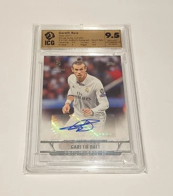 2016-17 Topps Showcase UEFA Champions League Soccer Auto Gareth Bale  - Image 1 of 2