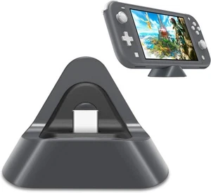 Portable Charging Dock for Nintendo Switch Lite and Switch Stable Support Stand - Picture 1 of 4