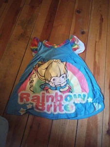 Vtg? Rainbow Brite Girls Dress Size 6-7 - Picture 1 of 7