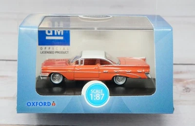Oxford 87PB59002, 1959 Pontiac Bonneville Coupe, Sunrise Coral, 1/87 HO Scale - Image 1 of 2