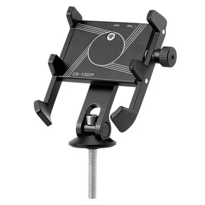 Support de téléphone portable vélo en aluminium 360° support guidon - Photo 1 sur 18