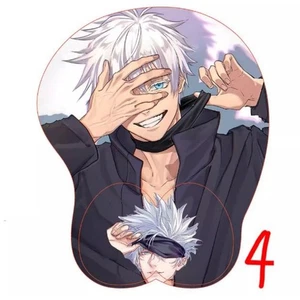 Anime Jujutsu Kaisen Gojo Satoru 3D Mouse Pad Wrist RY Rest Xmas Gift - Foto 1 di 3