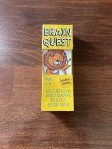 NEW Brain Quest Kindergarten Flash Cards Deck | Learning Game Ages 5–6 Sealed - Picture 1 of 6
