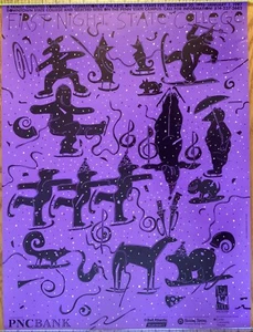 Penn State First Night State College Poster for New Years 1997, PNC Bank Promo - Picture 1 of 4