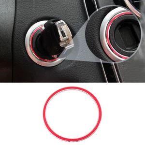1x Car Engine Ignition Start Stop Button Ring Cover Accessoies For Mercedes-Benz - Picture 1 of 12