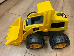CAT Caterpillar yellow plastic front loader 13" GUC - Picture 1 of 4
