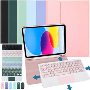 Touchpad Keyboard Case Cover with Mouse For iPad 10th Generation 10.9 inch 2022 - Picture 1 of 51