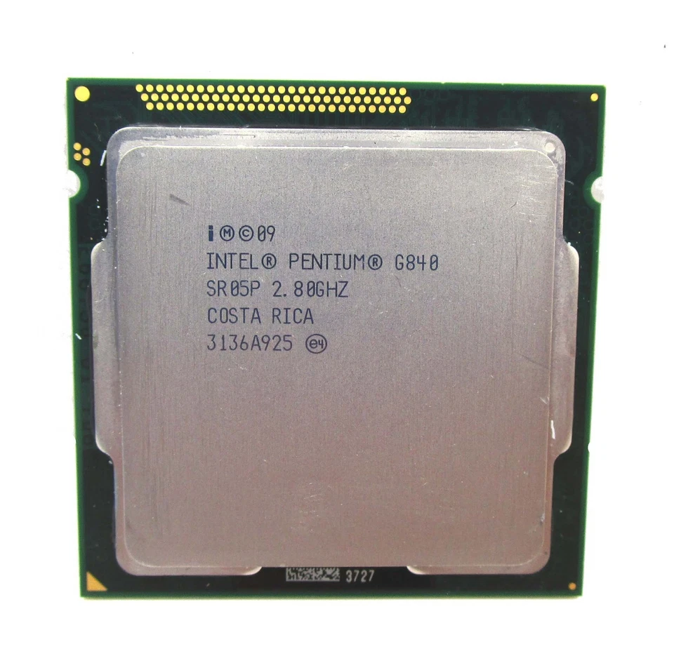INTEL Pentium G840 Processor @2.80GHz 512KB Socket 1155 SR05P — 第 1/1 张图片