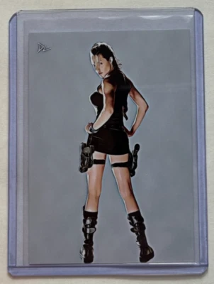 Lara Croft Limited Edition Artist Signed “Tomb Raider” Trading Card 3/10 - Image 1 of 2