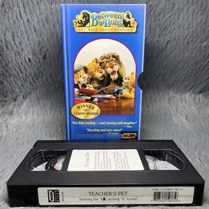 Between the Lions Teacher's Pet VHS Tape Learning Reading Spelling Educational - Picture 1 of 8