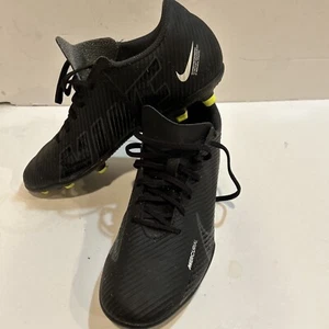 Nike Mercurial Vapor 15 Club MG Shadow. Schwarze Sneaker/hellgrüne Stollenschuhe Größe 6,5 - Bild 1 von 8