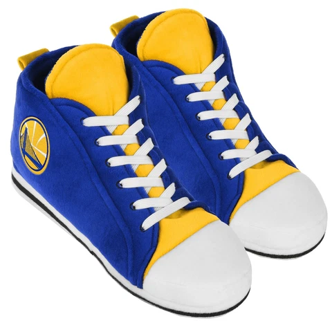 Golden State Warriors High Top Sneaker SLIPPERS New - FREE U.S.A. SHIPPING Cover