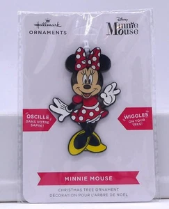 2023 Hallmark Metall Ornament ~ Disneys Minnie Mouse ~ Wackelt ~ Versand KOSTENLOS - Bild 1 von 2