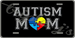 AUTISM MOM License Plate - Picture 1 of 1