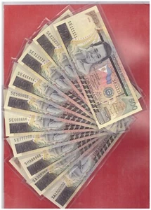 2006 PHILIPPINES 500 Peso Piso NDS solid Arroyo 10 p 111111 - 999999 1mil 888888 - Picture 1 of 7