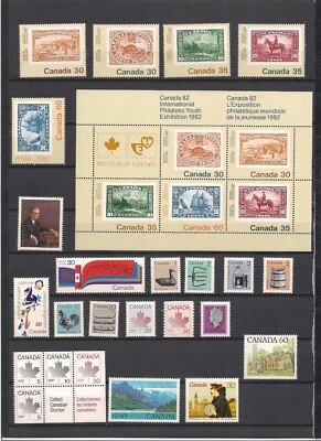 Canada 1982 Year set MNH  (2 scans) - Image 1 of 2