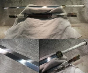Hochwertige chinesische Schwert HAN JIAN scharfe Kohlenstoffstahlklinge #0011 - Bild 1 von 8