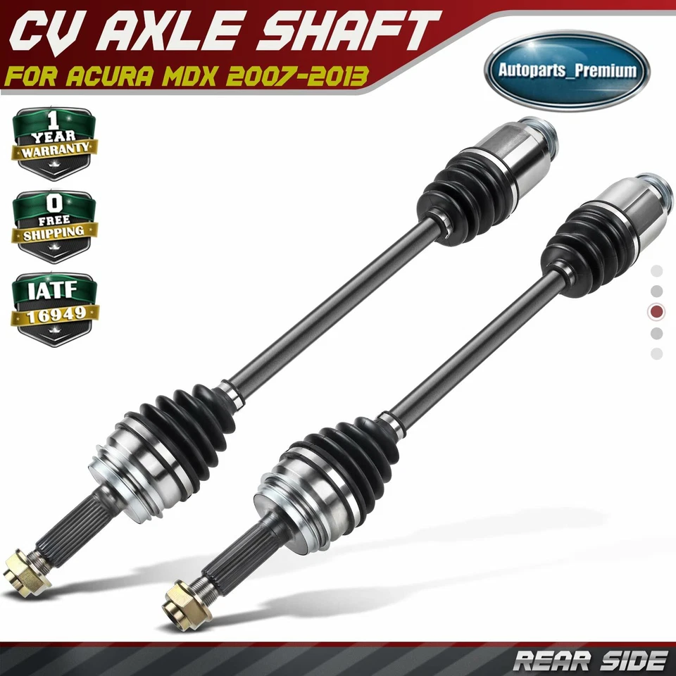 2x Conjunto de eje CV trasero izquierdo y derecho para Acura MDX 2007 2008 2009 2010-2013 Foto 1 de 4