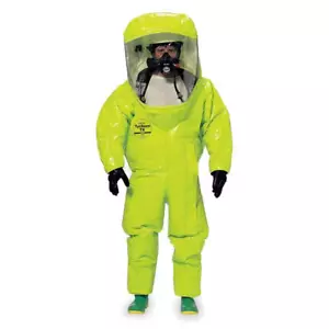 Hazmat Level A Encapsulated Suit, Yellow Tychem 10000 new in box size 3XL TK555 - Picture 1 of 1