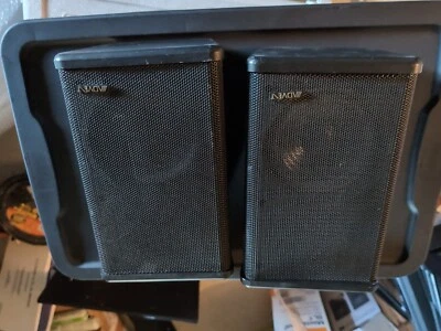 Par de mini altavoces de estantería estéreo de 2 vías para interiores/exteriores Advent. Probado Foto 1 de 4