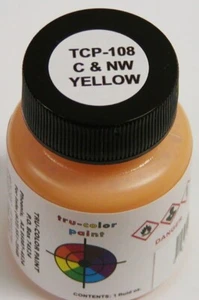 Tru-Color Paint TCP-108 Chicago & Northwestern Yellow 1 oz Bottle - Picture 1 of 1